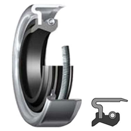 Skf Lip Seal, 1 in. Shaft Dia, 1-1/2 in. Housing Bore, 1/4 in. Nominal Width 9863 / 1X1.5X0.25 CRWA5 R